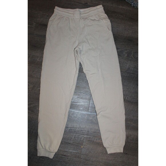 Mate The Label Organic‎ Fleece Relaxed Pocket Sweatpants Bone Joggers $128 SZ XS - Picture 8 of 9